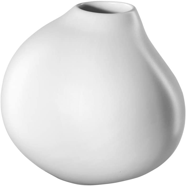 ASA Calabash Vase, White D. 7 inches, height 16 cm.