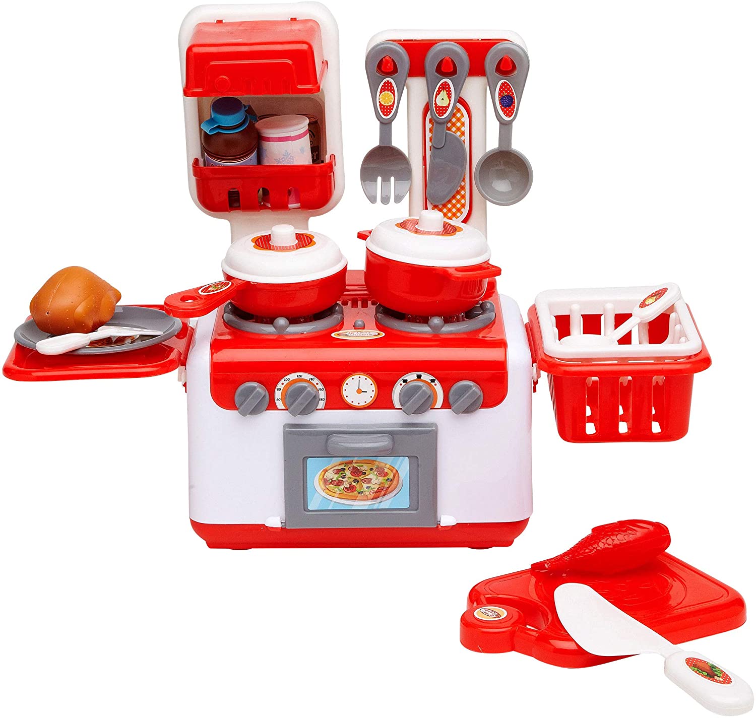 Globo Toys 36952 W'toy Toy Kitchen with Light / Sound Accessory-Try me