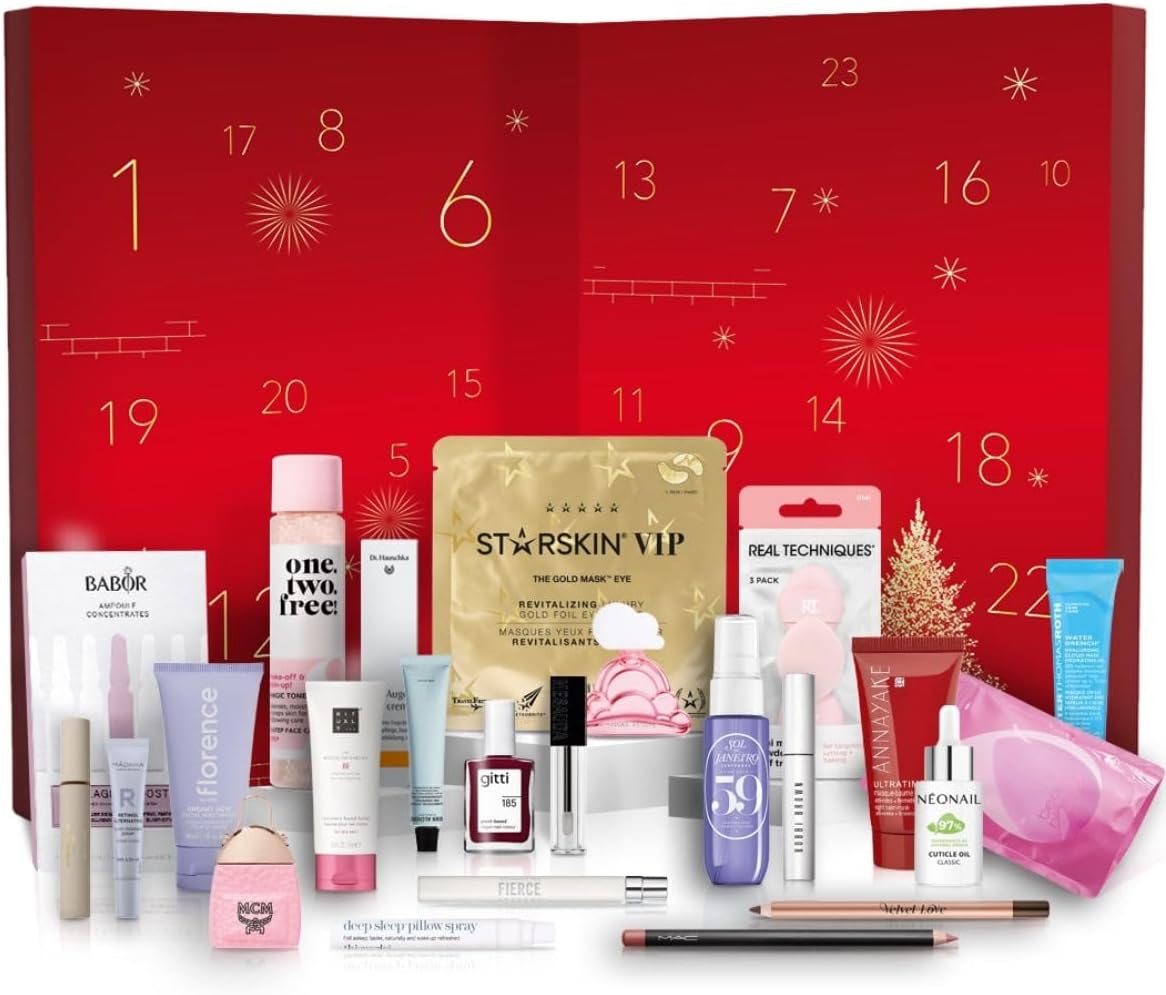 DOUGLAS Advent Calendar 2024 Beauty Deluxe Edition Women + Girls Cosmetics & Care Advent Calendar, 24 Gifts Value €400, Skincare Woman, Advent Calendar Women