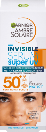 Sun fluid face invisible Serum super UV, SPF 50+, 30 ml