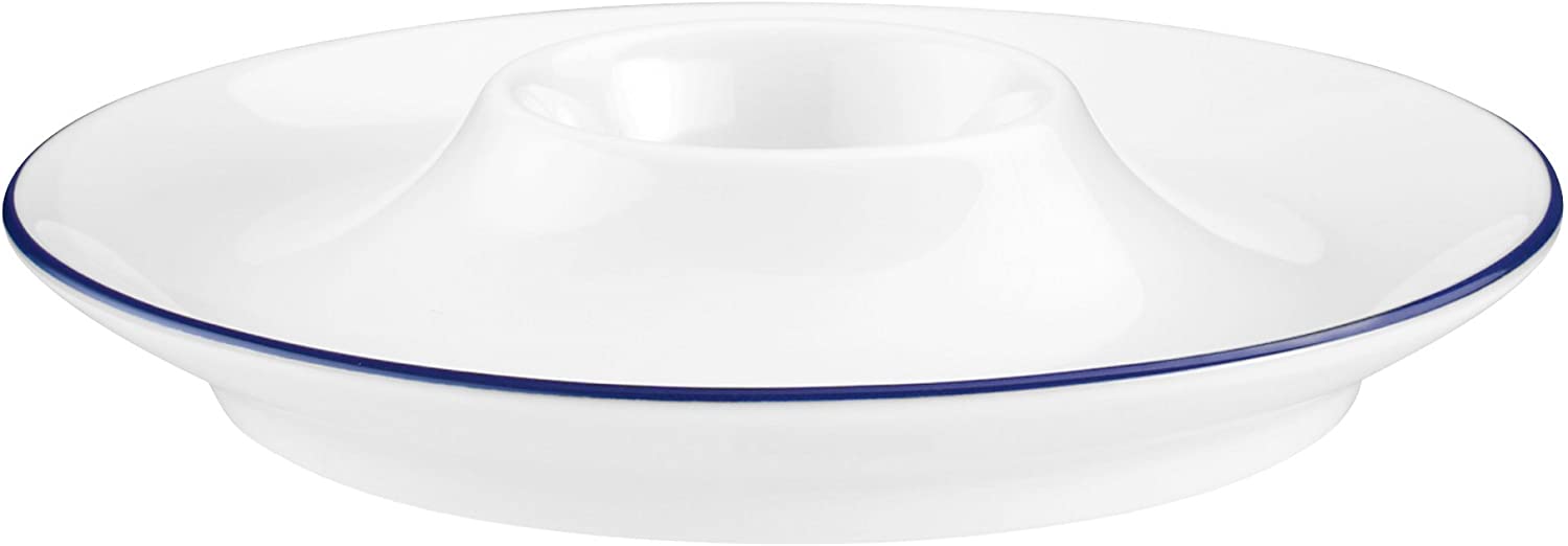 egg cup / a 6 pcs compact blaurand 10795 by Seltmann Weiden
