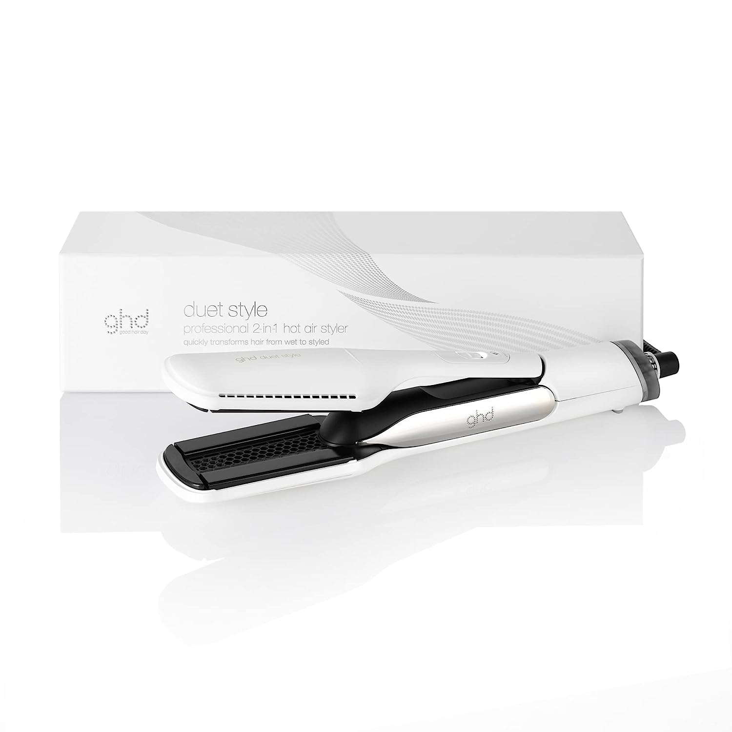 ghd duet hair style | 2-in-1 straightener + hair dryer, hot air styler for the transformation from wet to styled hair