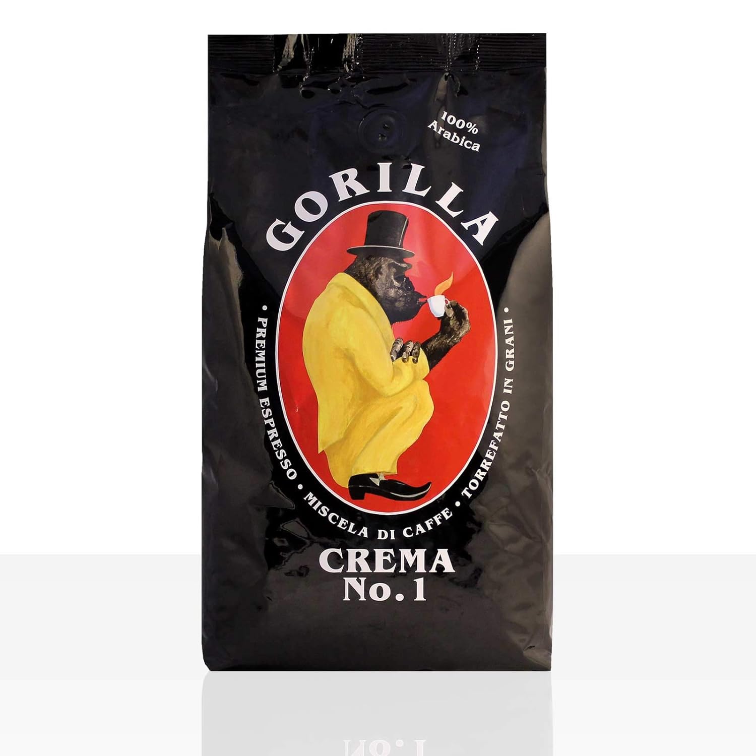Gorilla espresso crema n ° 1 coffee 12 x 1kg whole bean
