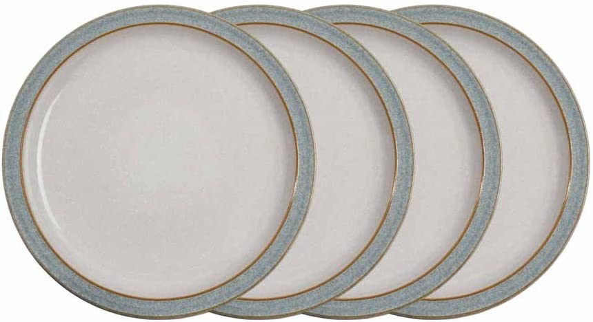 Denby Elements 4-Piece Dinner Plate Set