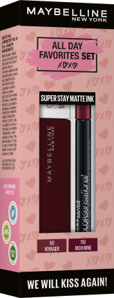 Maybelline New York Set All Day Favorites Superstay Matte Ink 50 + Color Sensational Shaping Li