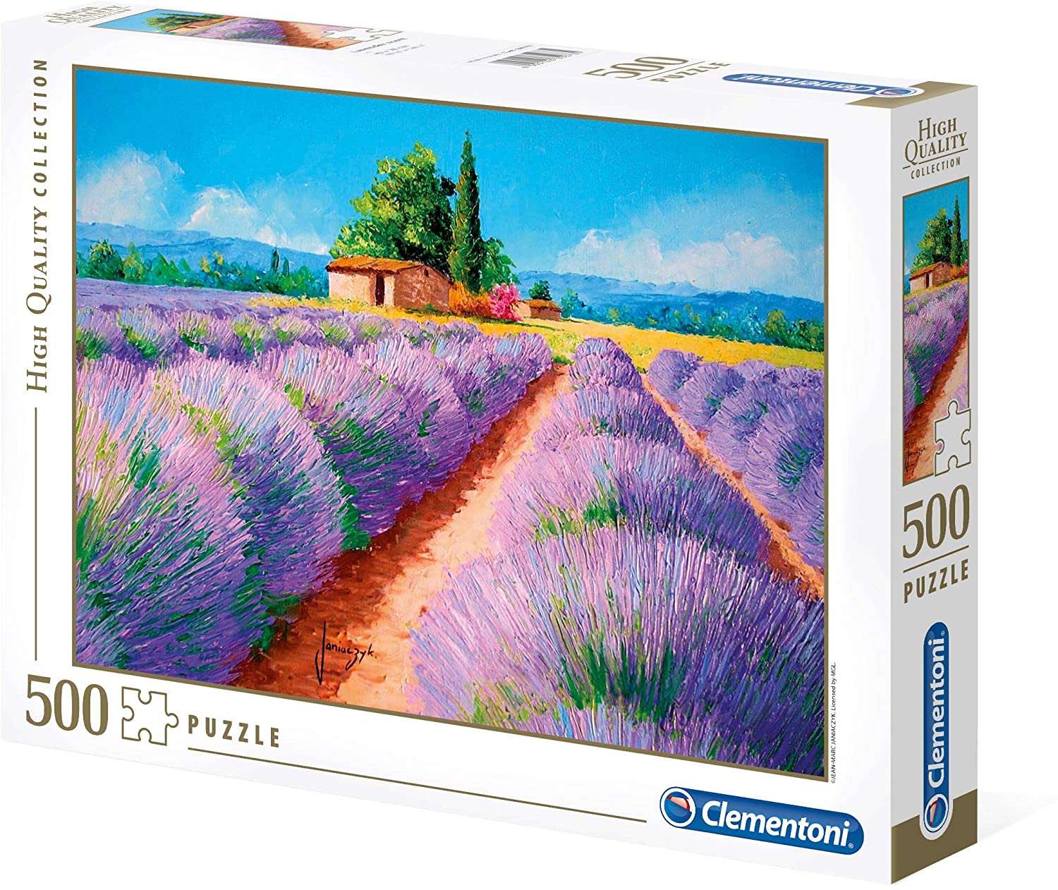 Clementoni 35073 Jigsaw Puzzle 500 Pieces Lavender Field