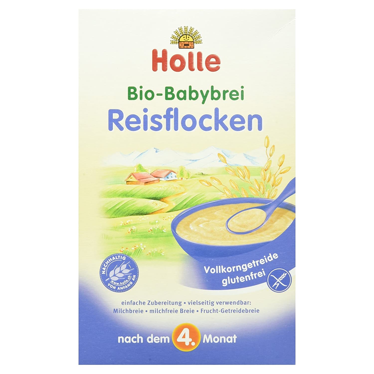 Holle Bio Babybrei, Reisfloken, 250 g