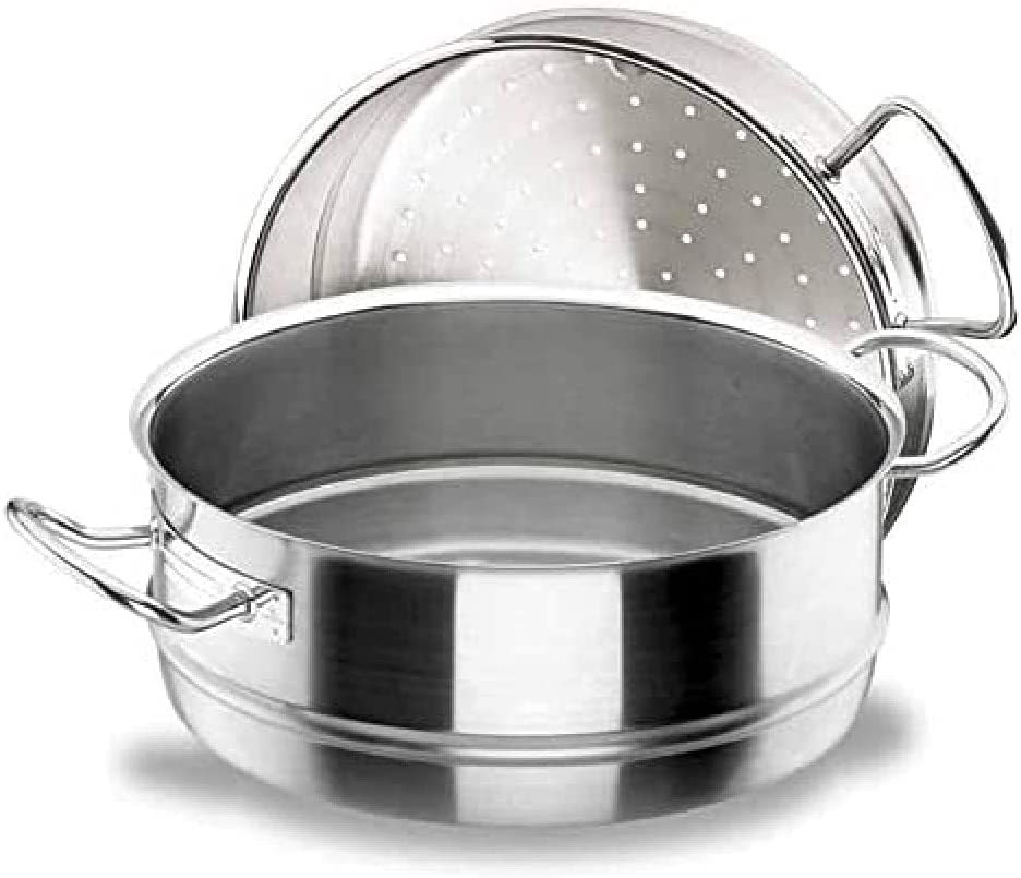 Lacor-50428-STEAM CASSEROLE D.28 CM. CHEF INOX