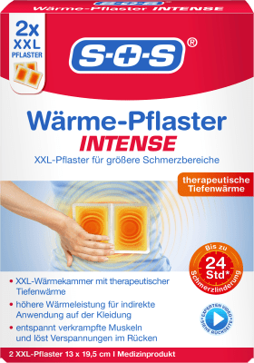 SOS Heat Plaster Intense, 2 Pcs