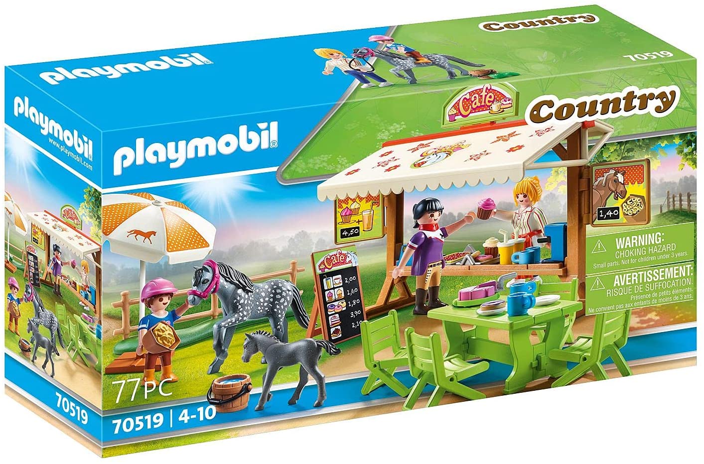 PLAYMOBIL Country 70519 Pony Café Age 4+