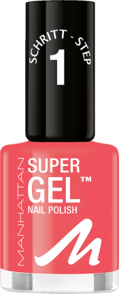 MANHATTAN Cosmetics Nail Polish Super Gel Nail Polish Cocktail Passion 156, 12 ml