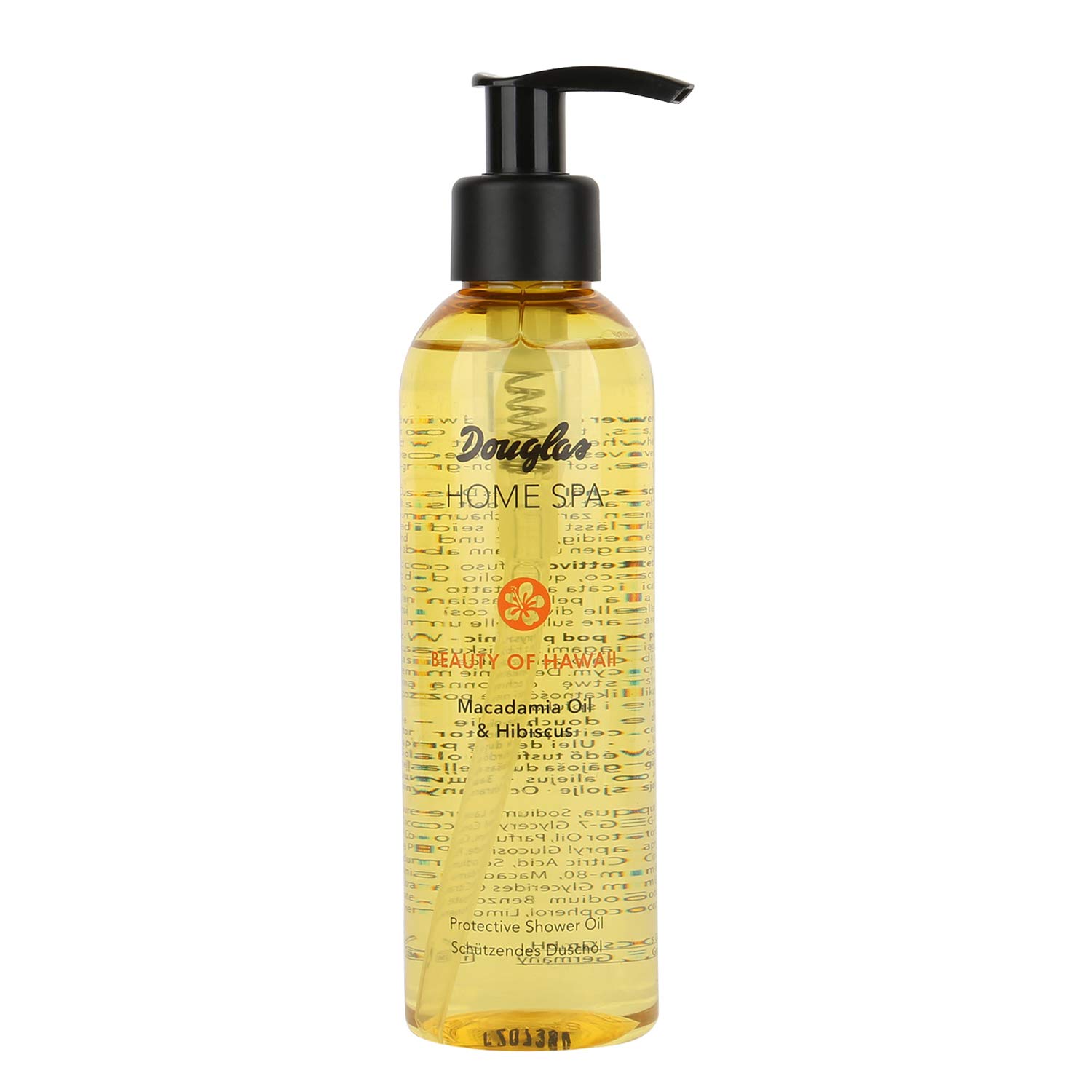 Douglas Home Spa Beauty of Hawaii Macadamia Oil & Hibiscus Shower Oil 200 ml