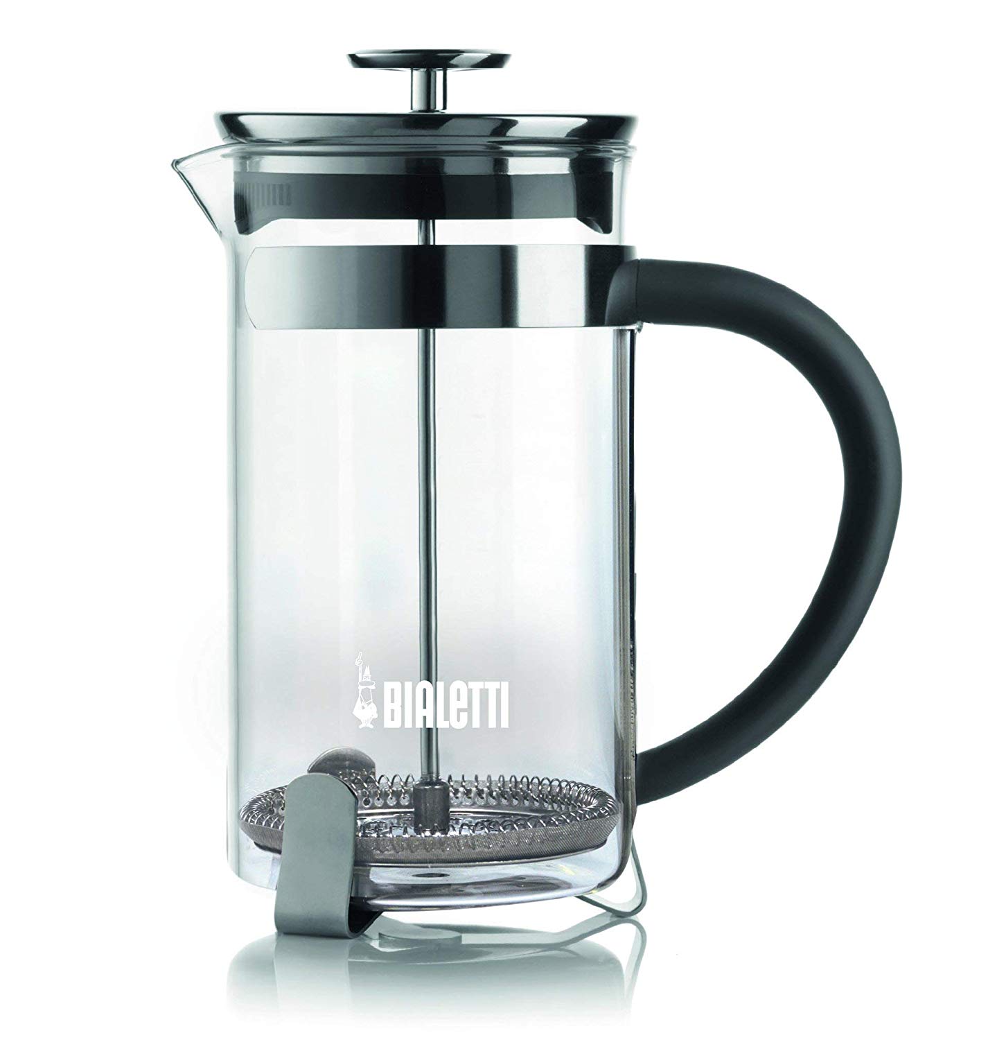 Bialetti 1 Litre 8 Cup Simplicity Frenchpress, Silver