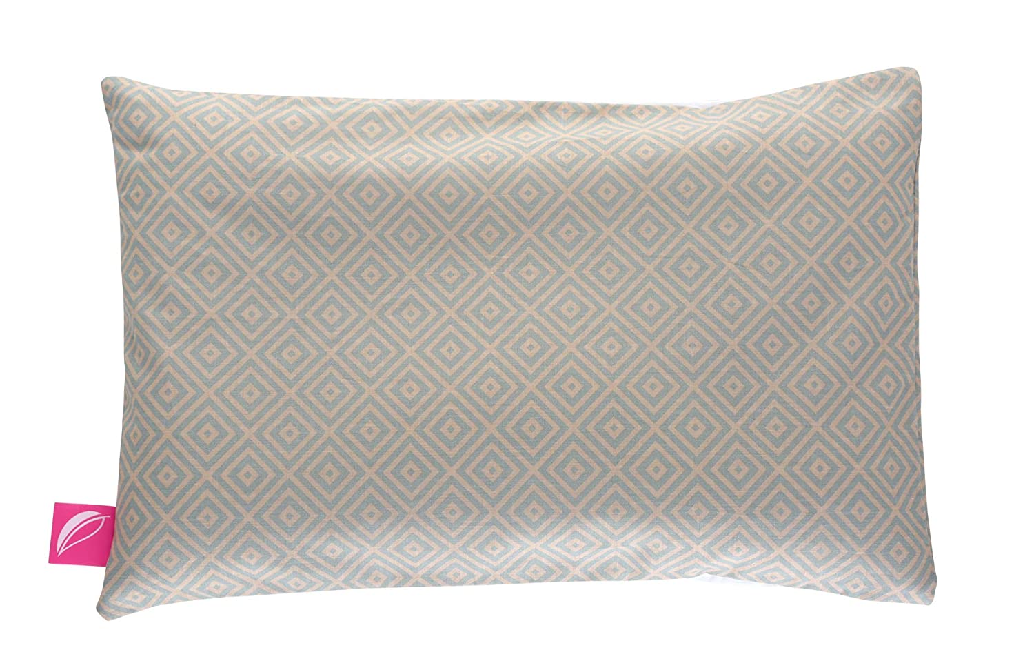 Baby Pillow Children\'s Pillow 35 x 40 cm Öko Tex Standard 100 Includes Removable Cover 100% Cotton Squares Apricot