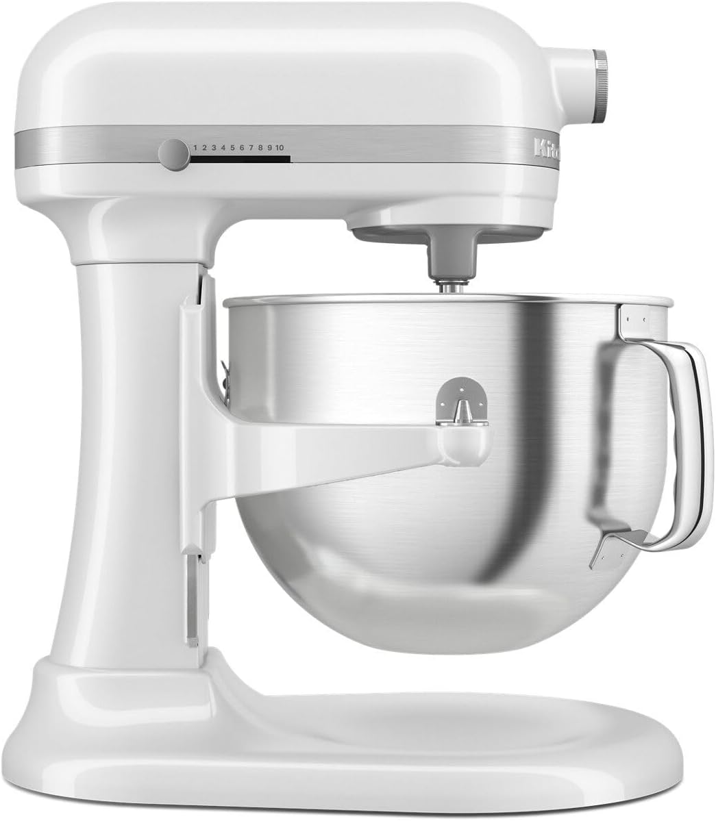 KitchenAid KSM70SK Blender with Double Flex Bell, 7 L, White