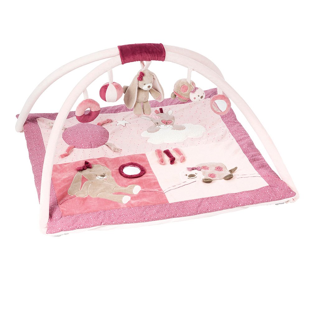 Nattou Padded Play Mat With Arch For Girls  Nina, Jade And Lili