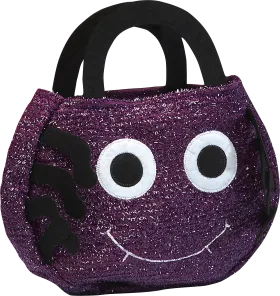 Decorate & set up bag, Halloween spider, purple, 1 pc