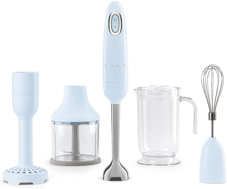 Smeg HBF02PBEU 700 Hand Blender - Pastel Blue