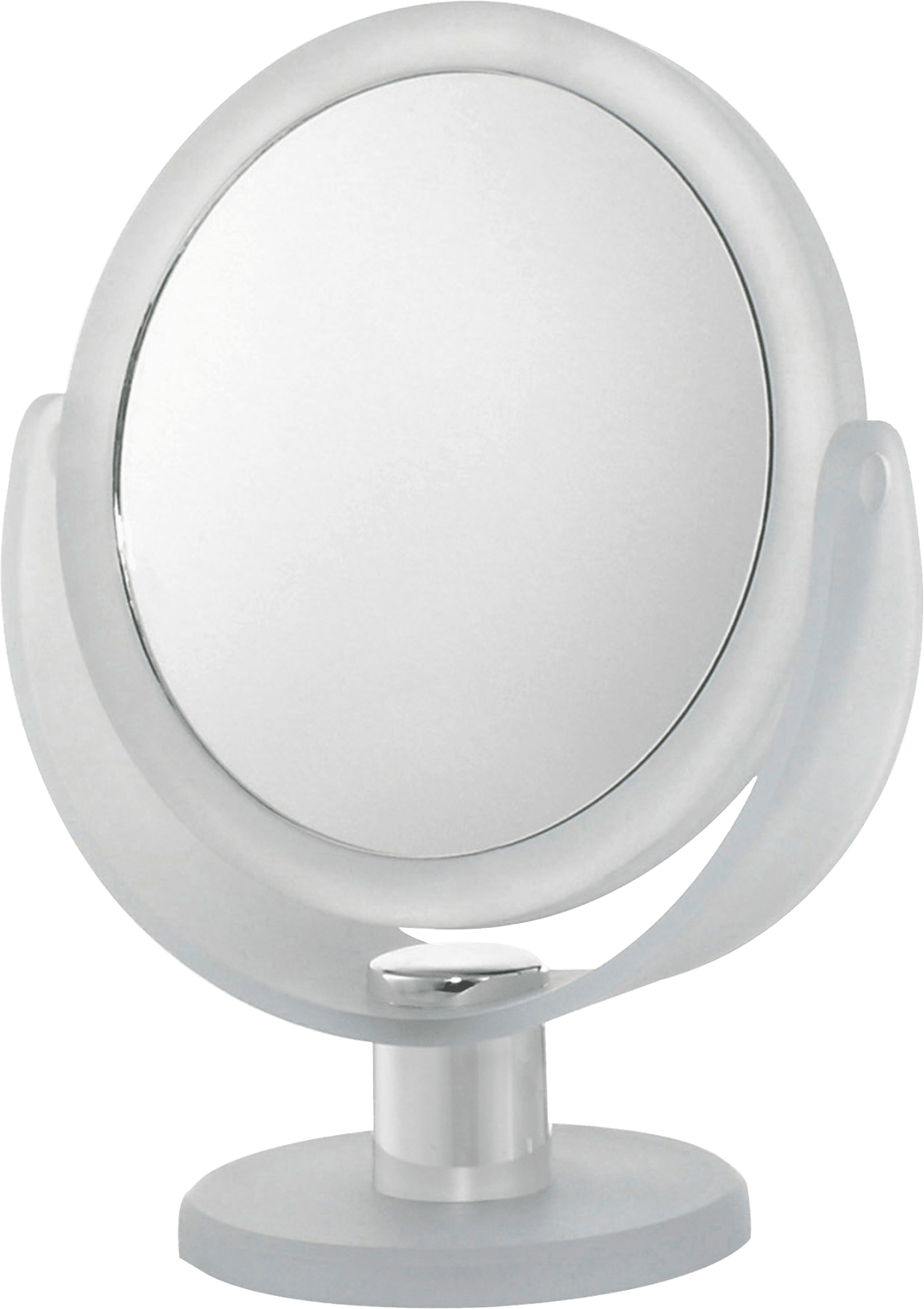 Standing Mirror Double-Sided Made Of Frosted Plastic, 1 Pc