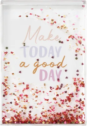 PARADIES shaking picture frame 10x15 cm Make today a good day, 1 pc