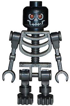 Skeleton (Black) – Lego Castle Minif Igure By Lego