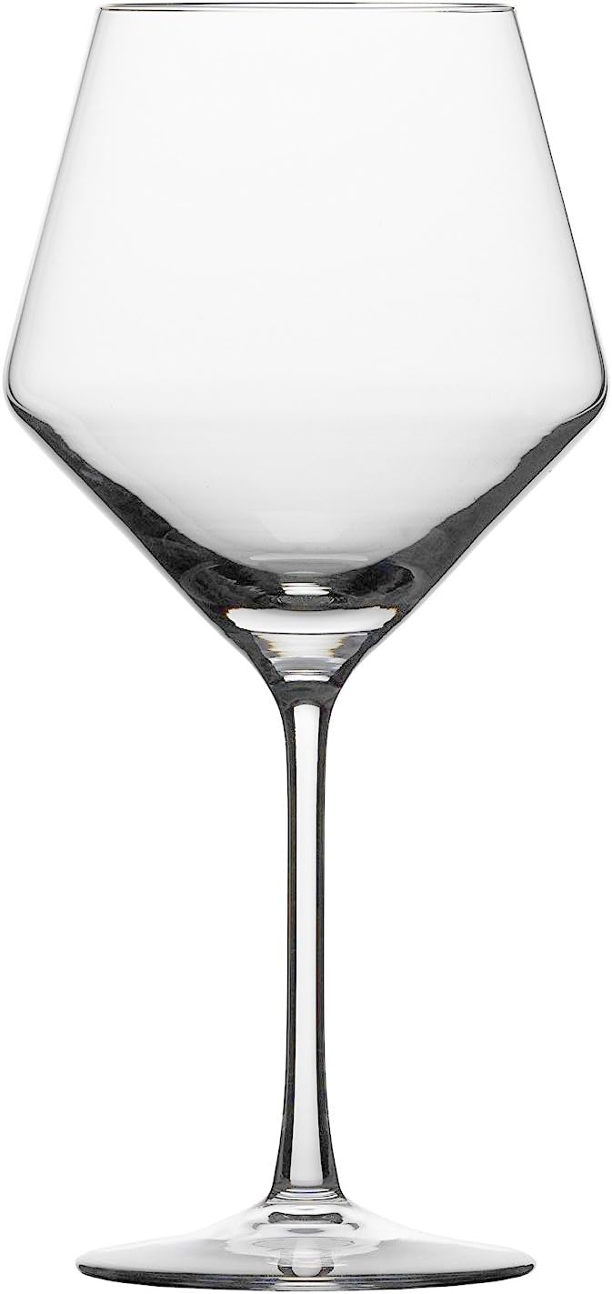 Schott Zwiesel 112943 Pure Series 2-Piece Burgundy Red Wine Glass Set, Crystal Glass