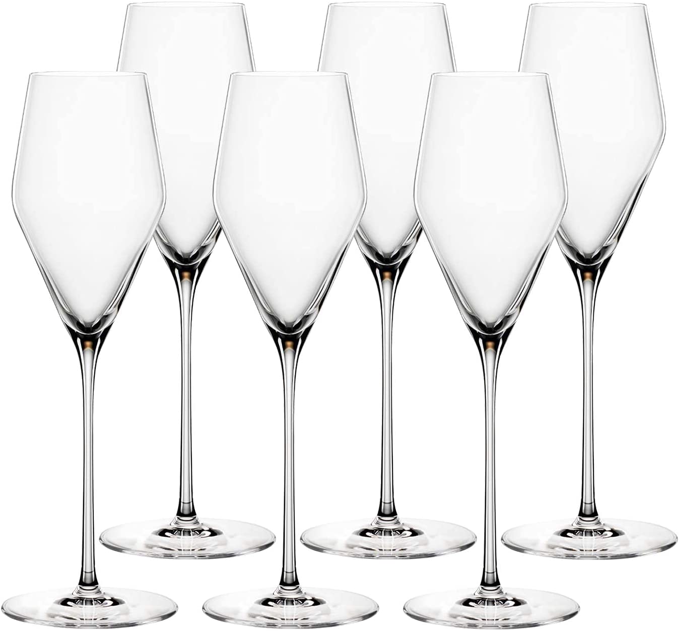 Spiegelau & Nachtmann, Set of 6 Crystal Glasses Definition - (6 Champagne F