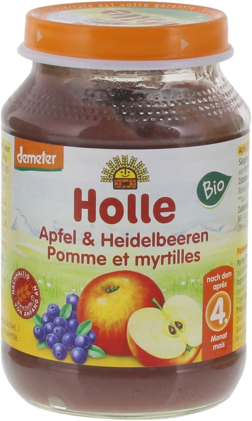 Forest Holle Organic Apples and Blueberries (190 g), , ,