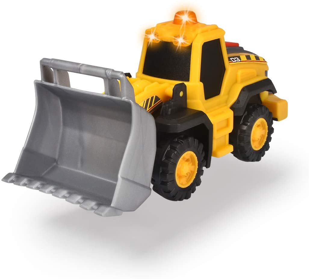 Dickie Toys 203302025 Wheel Loader, Construction Vehicle, Shovel, Manually 