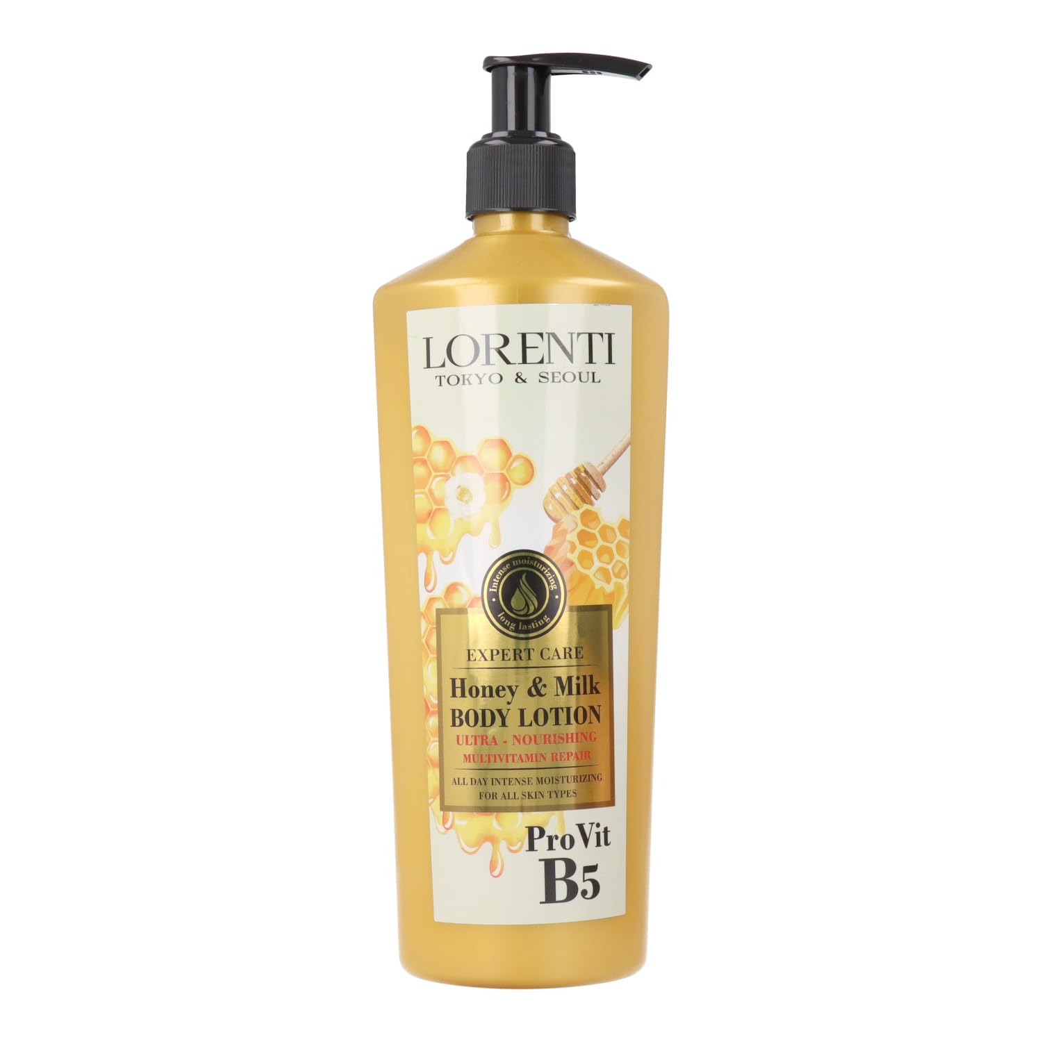 LORENTI TOKYO & SEOUL Women\'s Honey & Milk Body Lotion 400 ml Body Cream with Deep Care Body Lotion Moisturising Lotion Body Care Women