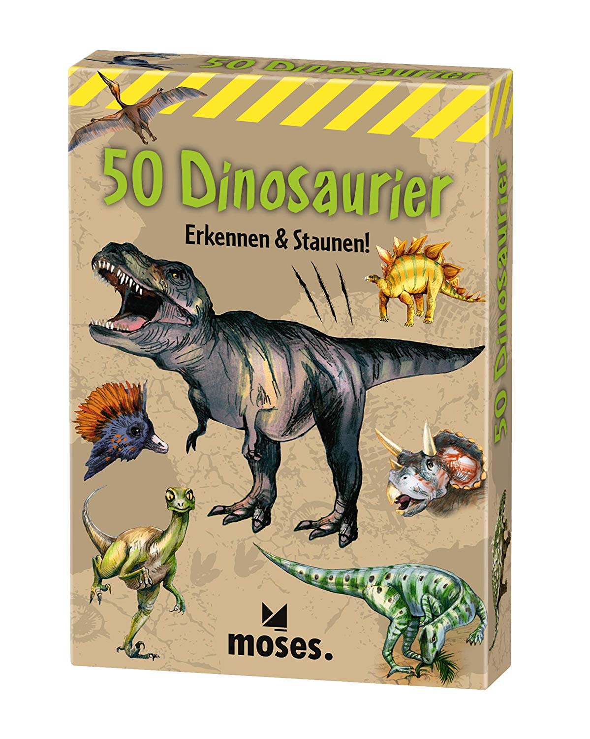 Moses. 40212 Expedition Natur-50 Dinosaur Destination Cards In Set With Exc