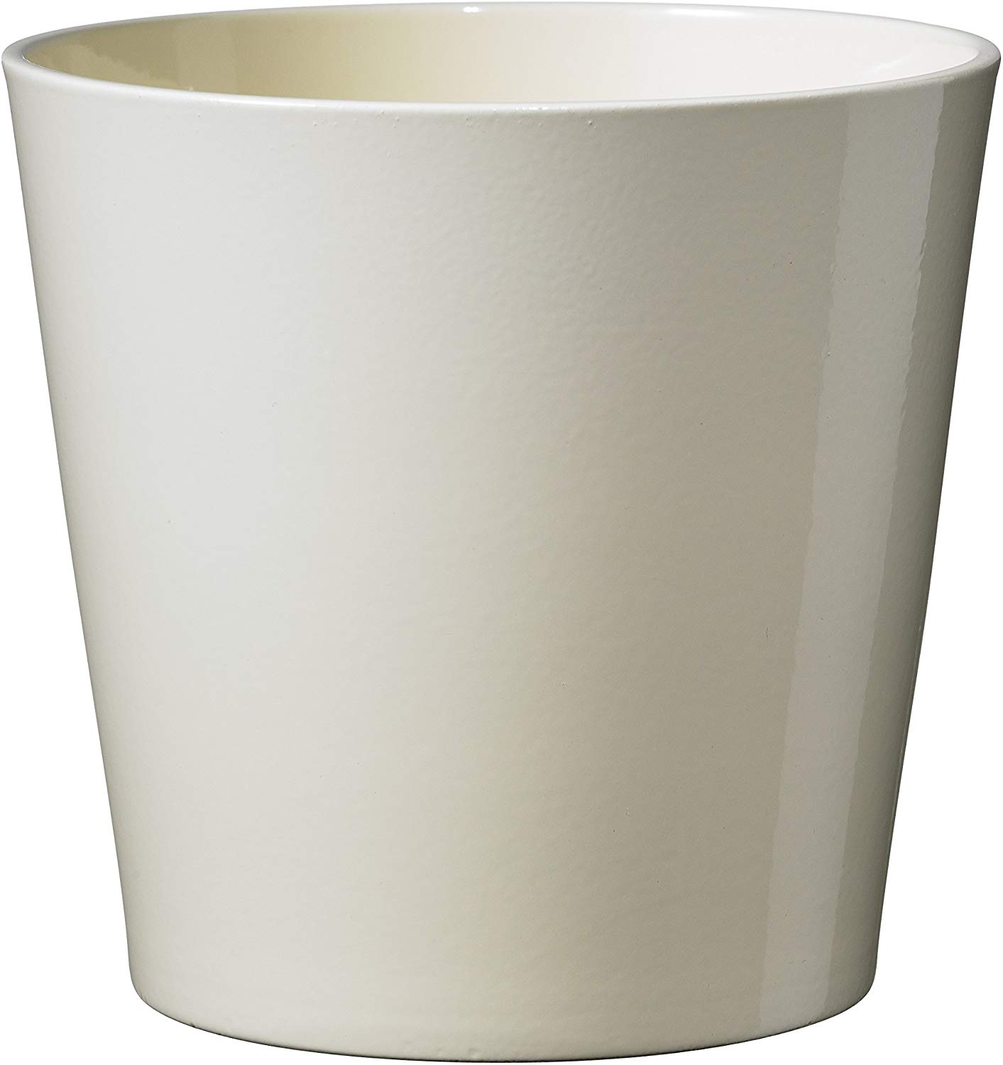 Soendgen Ceramic Flower Plant Pots, Dallas Style, Vanilla