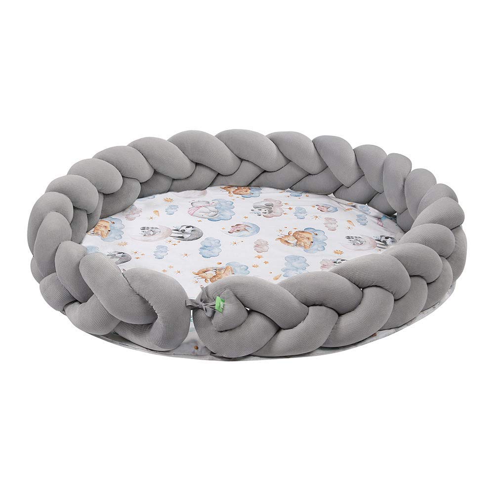 Lolando play mat for children with a diameter of 100 cm, 100% cotton