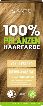 Sante Naturkosmetik Plant hair color vanilla blonde, 100 g