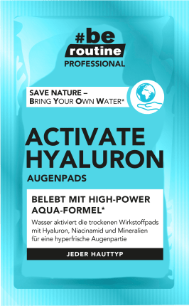 b.e. routine Eye Pads Activate Hyaluron BYOW, 1 pc