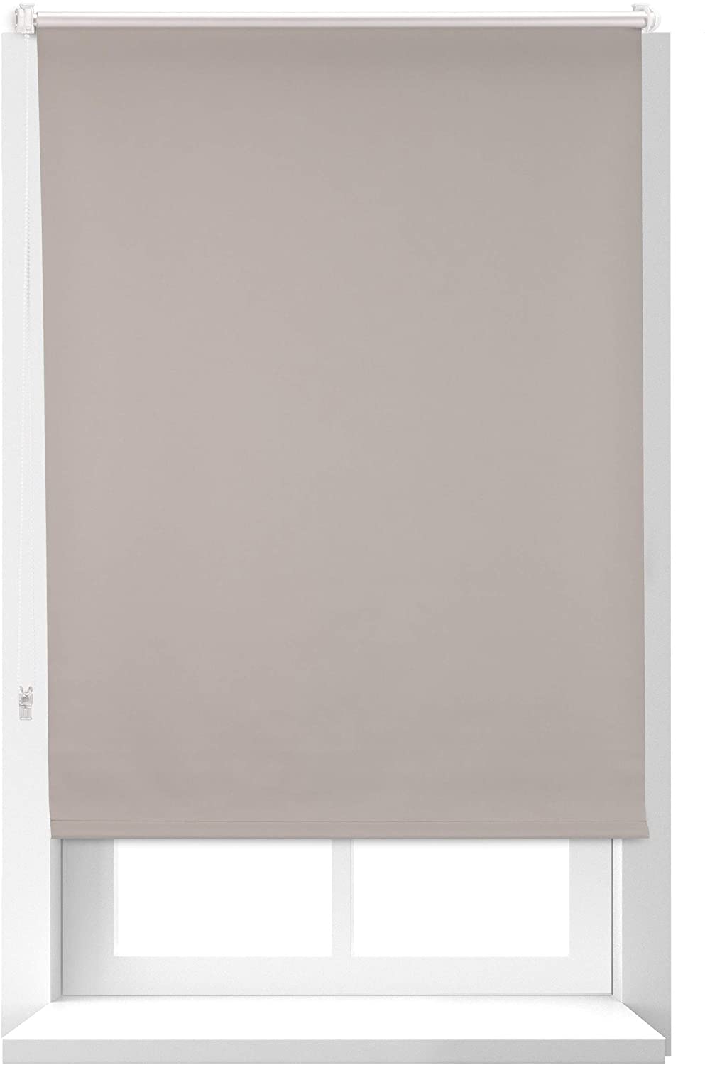 Relaxdays 1 X Thermal Blackout Roller Blind, Thermal Coating, Total 80 X 16