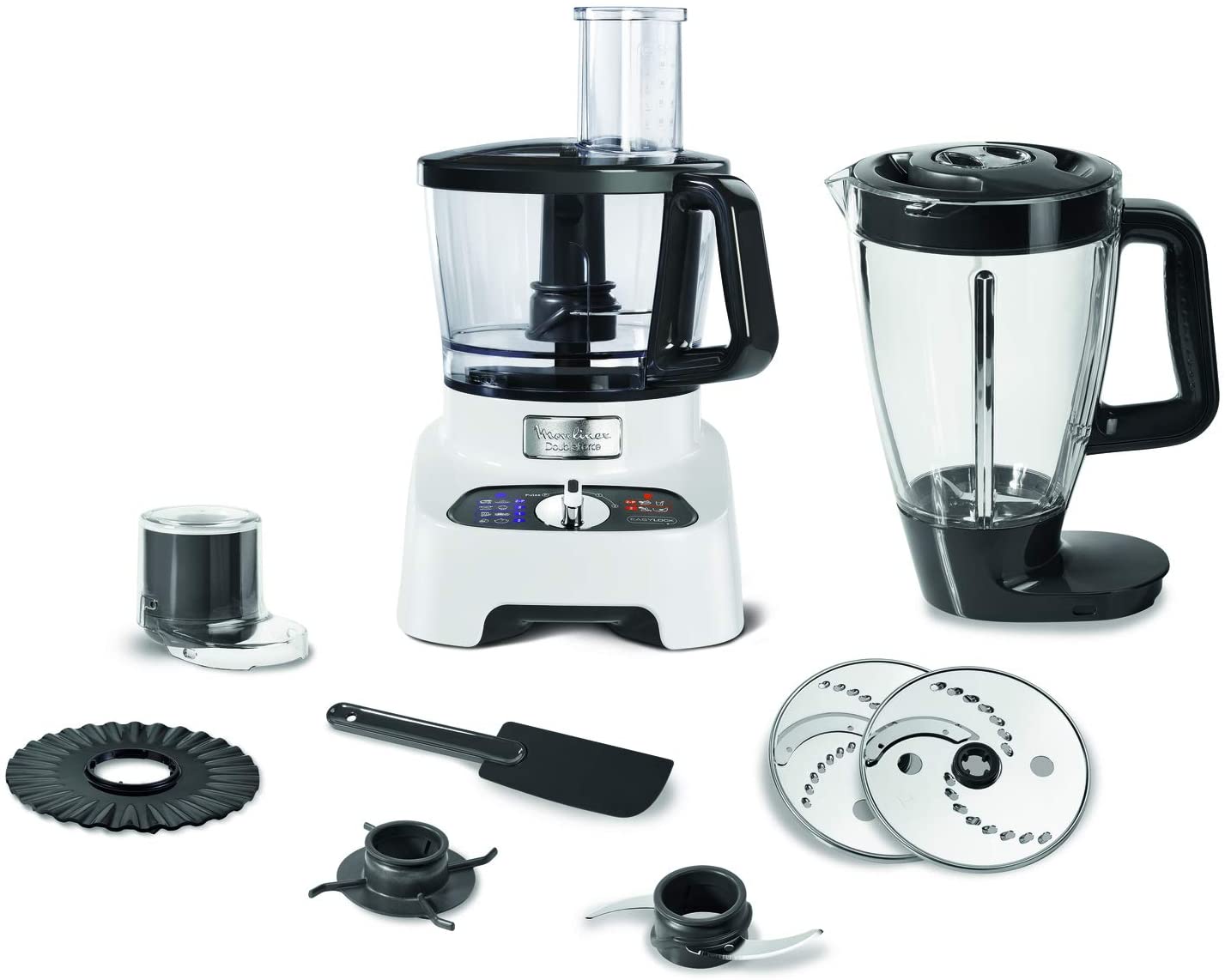 Moulinex FP8221 Double Force Food Processor with 2 Outputs Motor