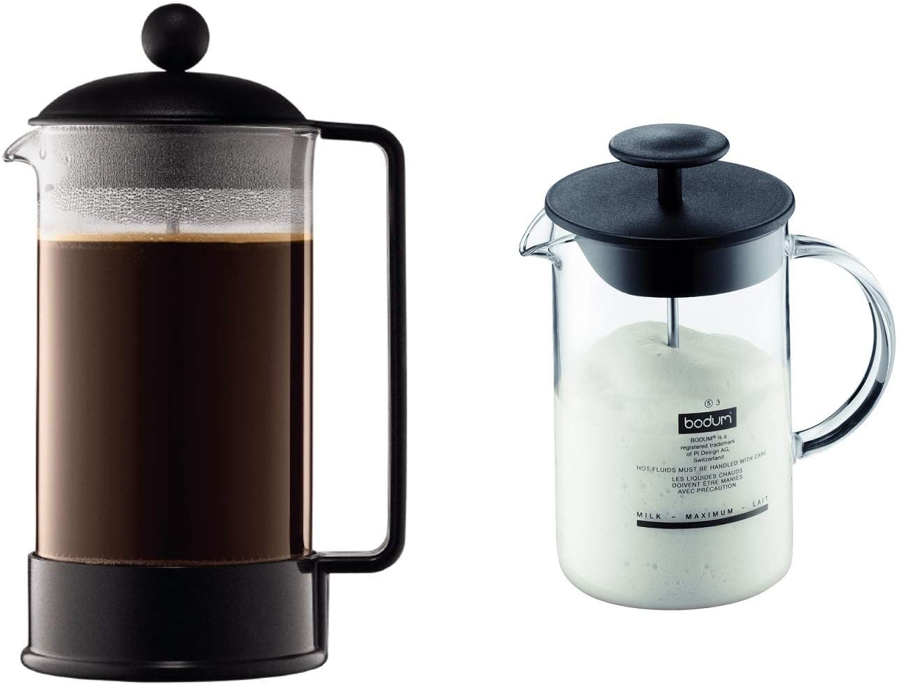 Bodum Brazil Coffee Maker (French Press System, Permanent Stainless Steel F