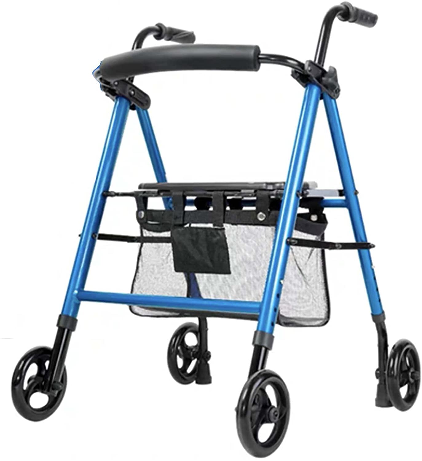 Better Angel HM Rollator Foldable and Lightweight - Folding Walking Aid, Rollator Easy Foldable, Rollator Foldable and with Seat, Lightweight Rollator, Foldable