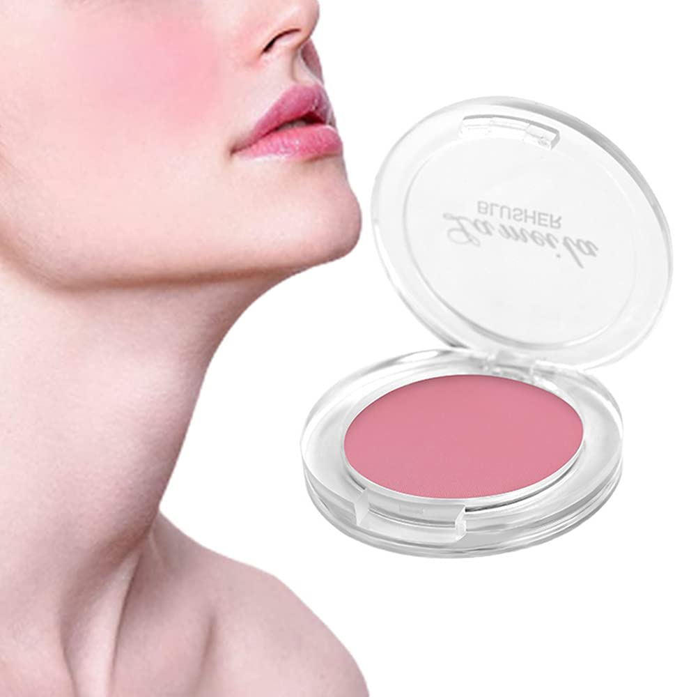 RALMALL 1 Peach Blush Palette Face Pigment Cheek Blush Powder Long Lasting Waterproof Face Blush Makeup Good for Women Girls