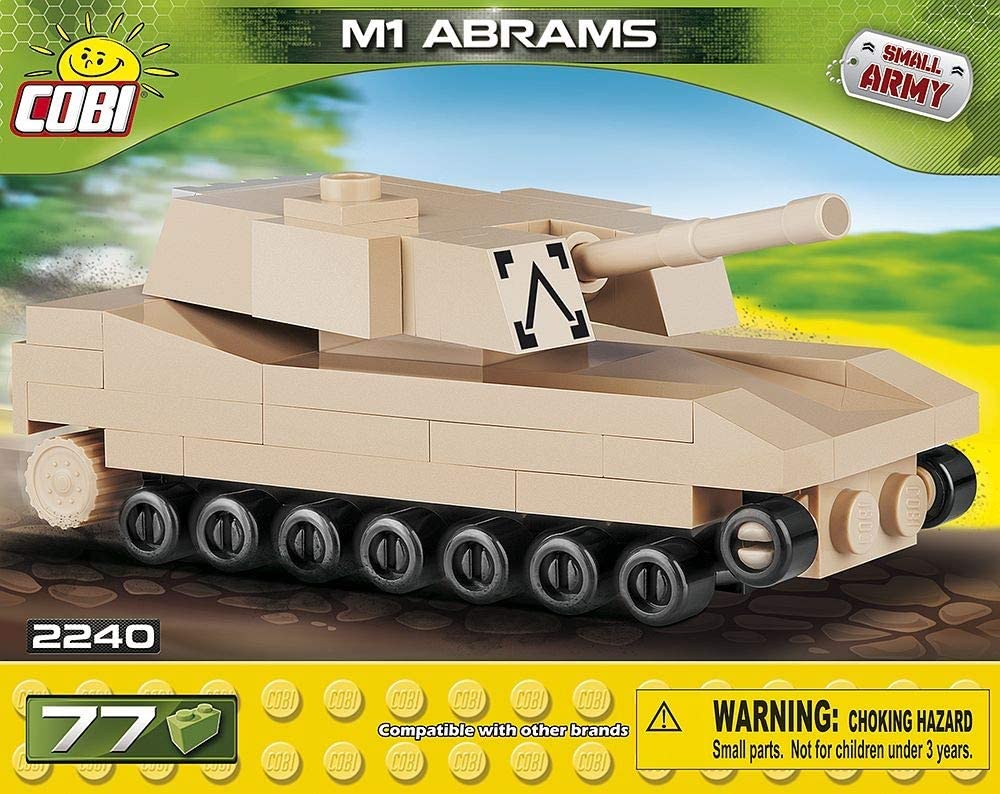 Cobi Cob02240 Nano-Abrams Tank (78 Pcs) Assorted