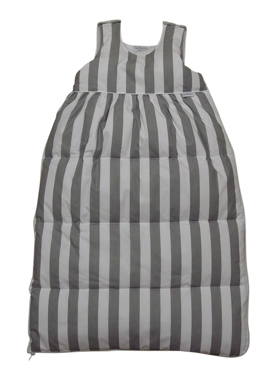 Tavolinchen 40/105-206-110 Down Sleeping Bag 110 cm Wide White/Grey Stripes