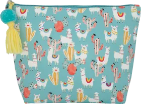 Soapland children's toiletry bag turquoise llamas, 1 pc