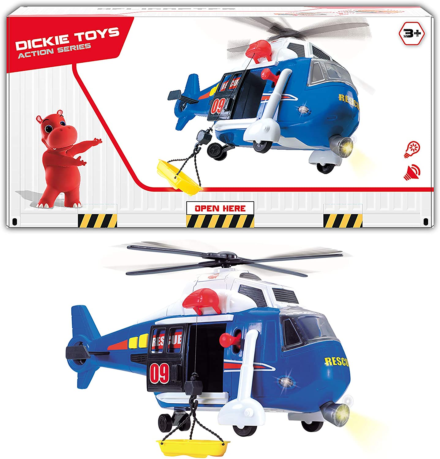 Dickie Toys 201137001 201137001 Helicopter Toy Helicopter With Light