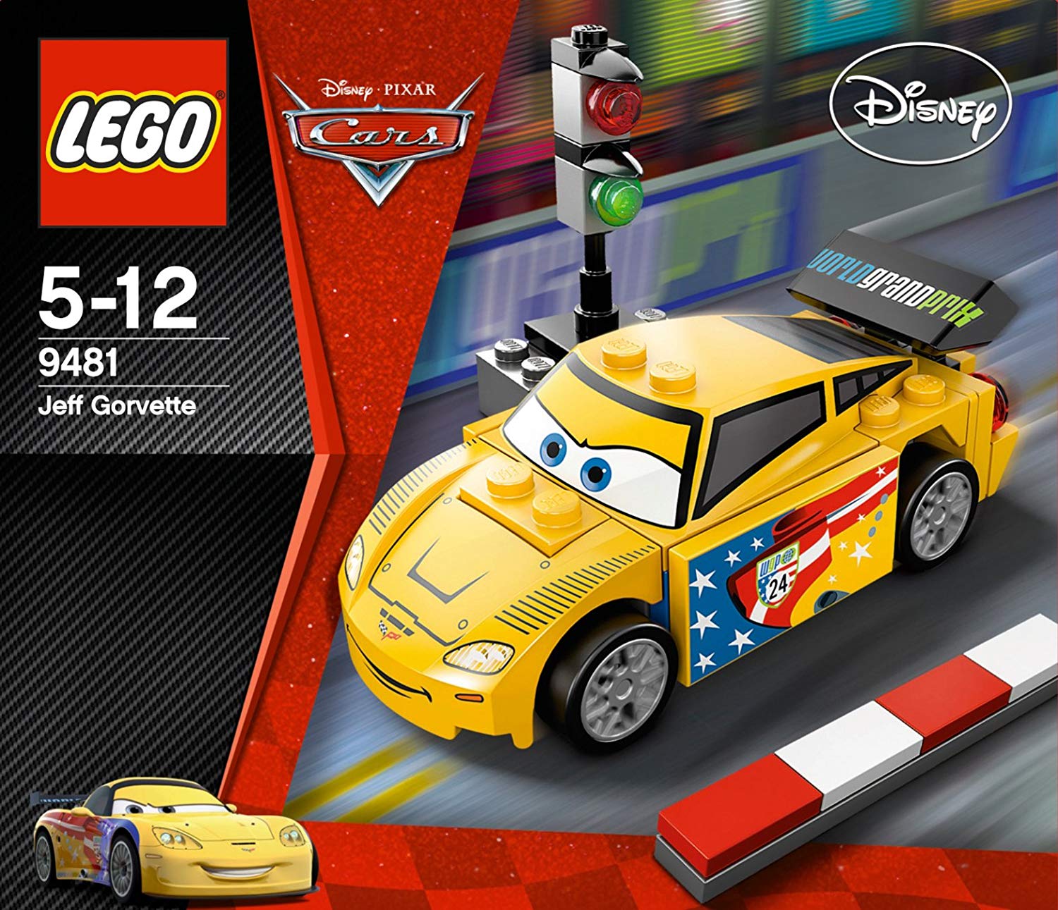 Lego Cars 2 9481: Jeff Gorvette