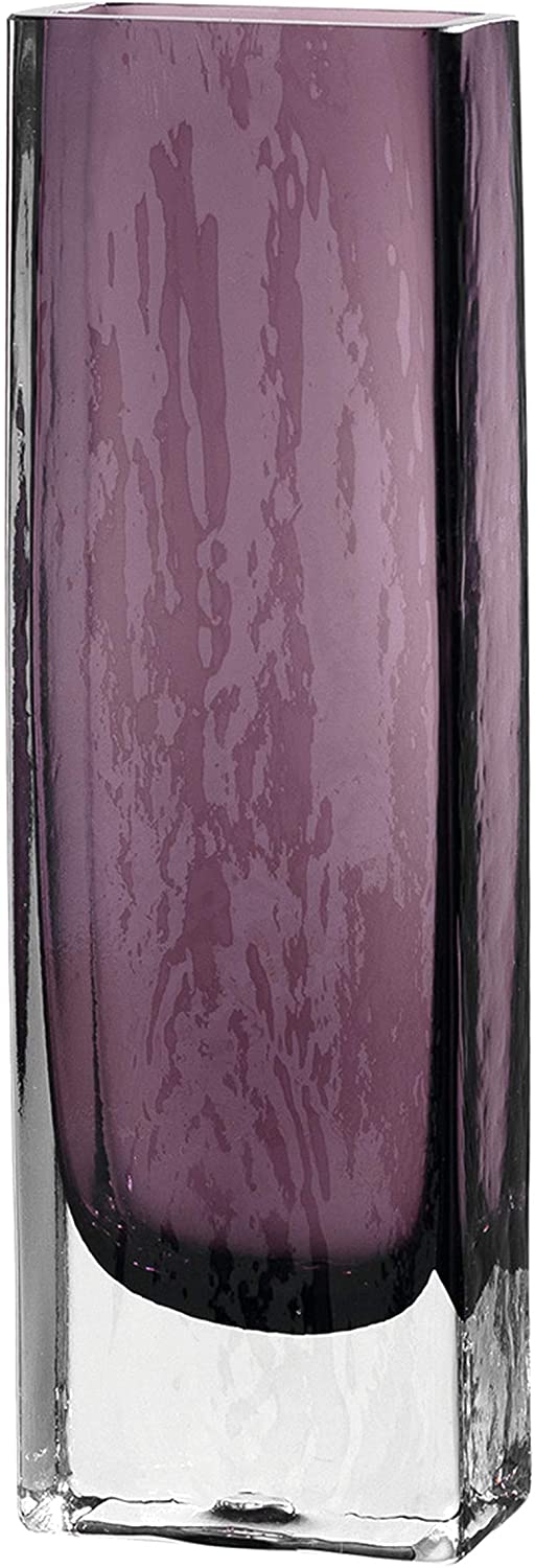 LEONARDO HOME Leonardo Lucente Box Vase 10 x 5 x 33 cm Purple Glass