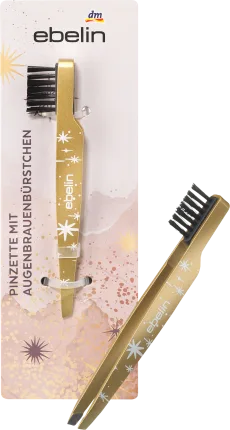 Tweezers diagonally with brush golden winter glow, 1 st