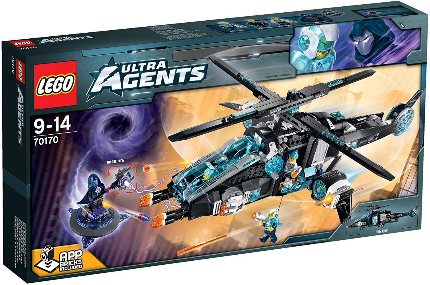Lego Agents 70170: Ultracopter Vs. Antimatter