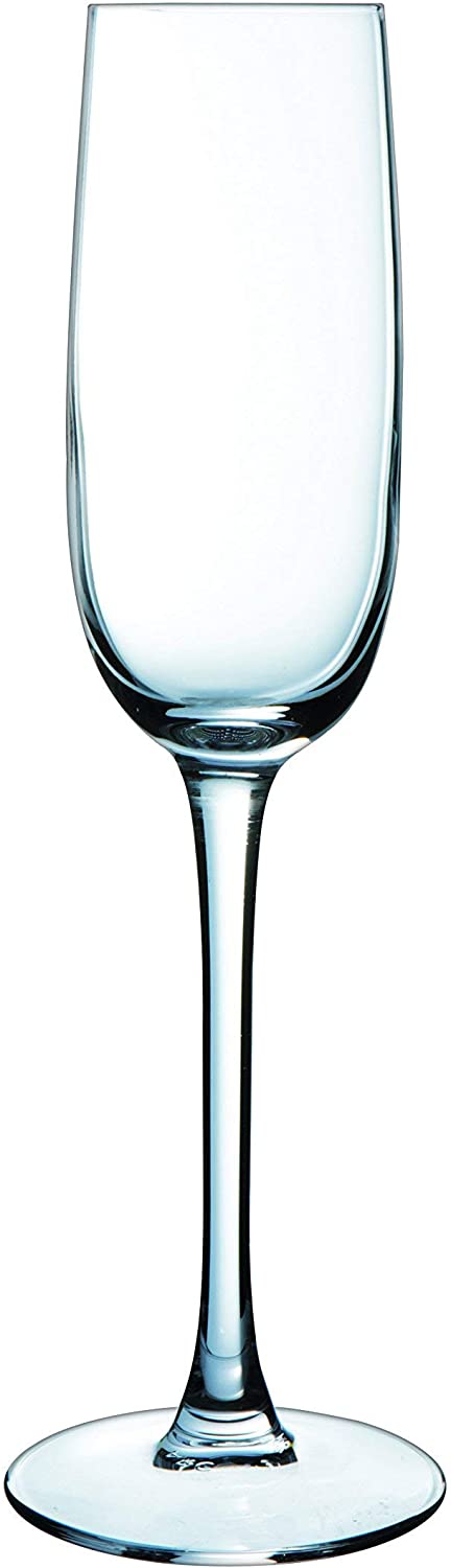 Versailles Champagne Flutes 5.6oz / 160ml - Set of 6 | 16cl Glasses, Versailles Champagne Glasses - Kwarx Advanced Glass from Arcoroc