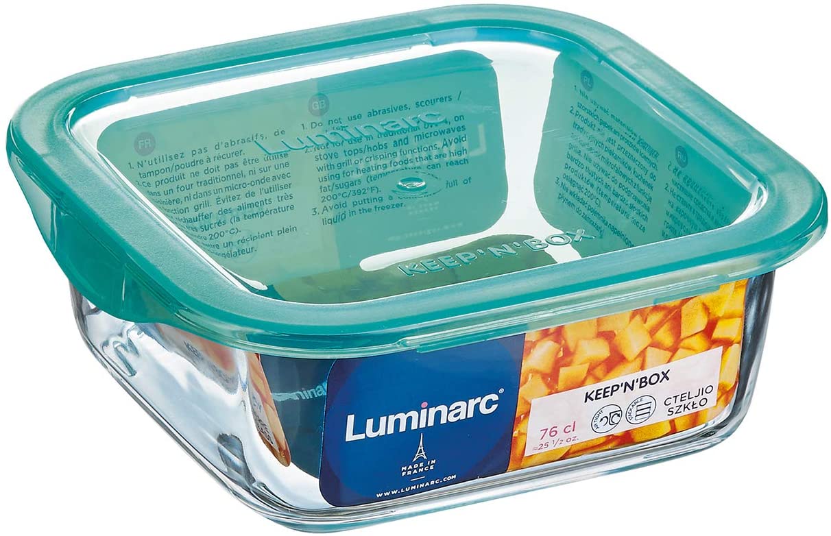 Luminarc Keep \'N Box Square Food Container with Lid